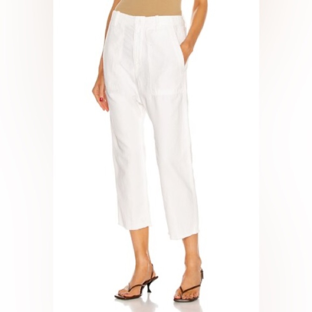 NWT Nili Lotan Luna White Pants Size 12